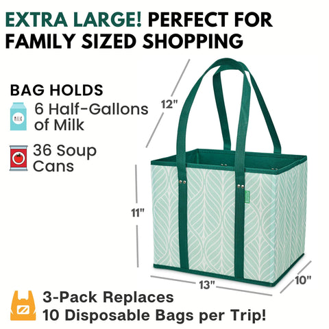 Creative Green Life sturdy bag design for trunk stability and reduced spills during transit.