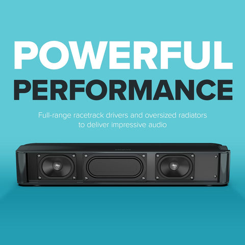 Creative Stage SE 2.0 Bluetooth sound bar side view for compact spaces