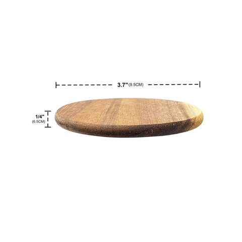 Cregugua acacia wood grain detail highlights natural beauty.