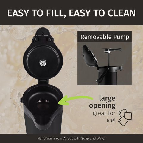 Cresimo Airpot BPA-free parts for safe daily use.