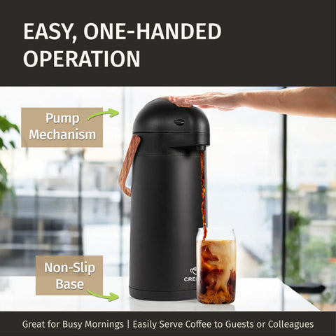 CRESIMO leak-resistant design maintains drip-free service