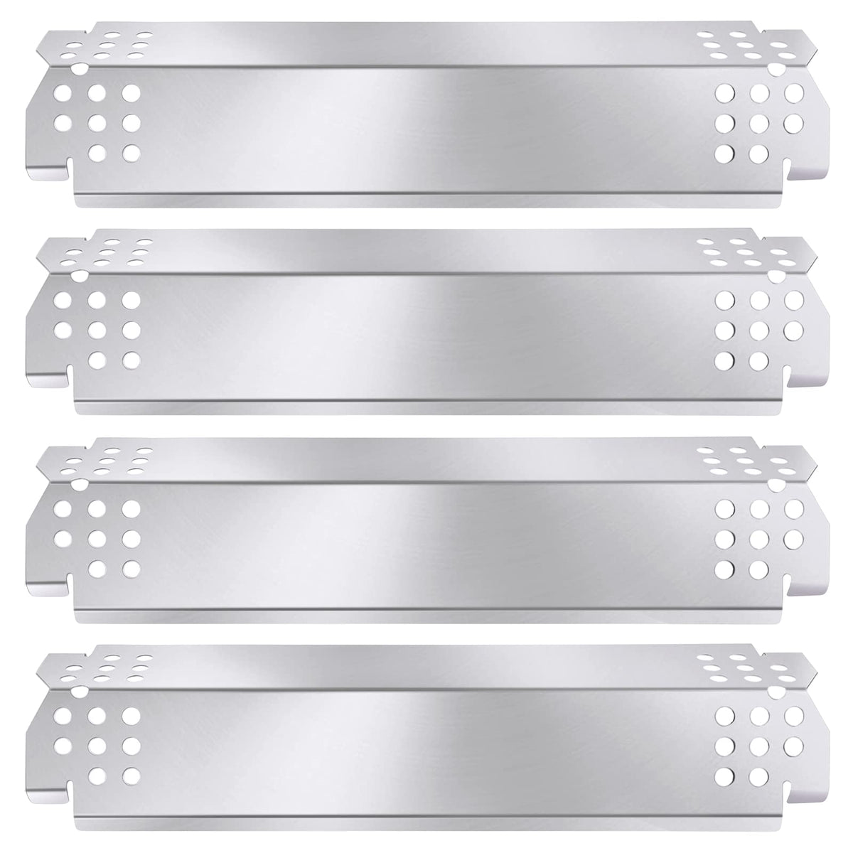 Criditpid heat tents perform even heating across a Nexgrill four-burner setup