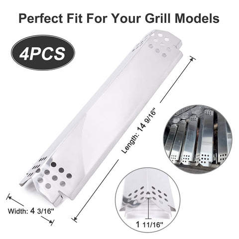 Criditpid stainless steel burner covers protect against rust and corrosion