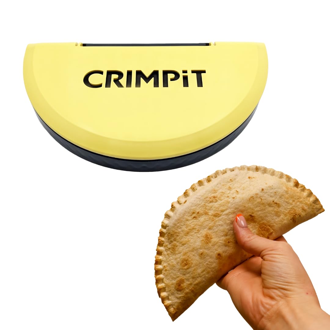 CRIMPiT large tortilla sealer base for mess-free folding and sealing.