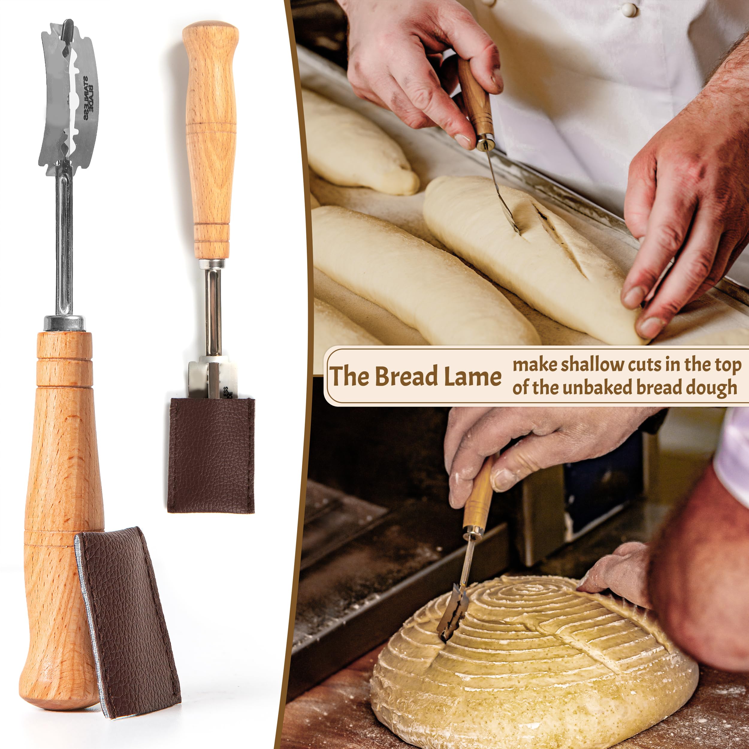 CRISS ELITE bread lame with replaceable blades for precise scoring