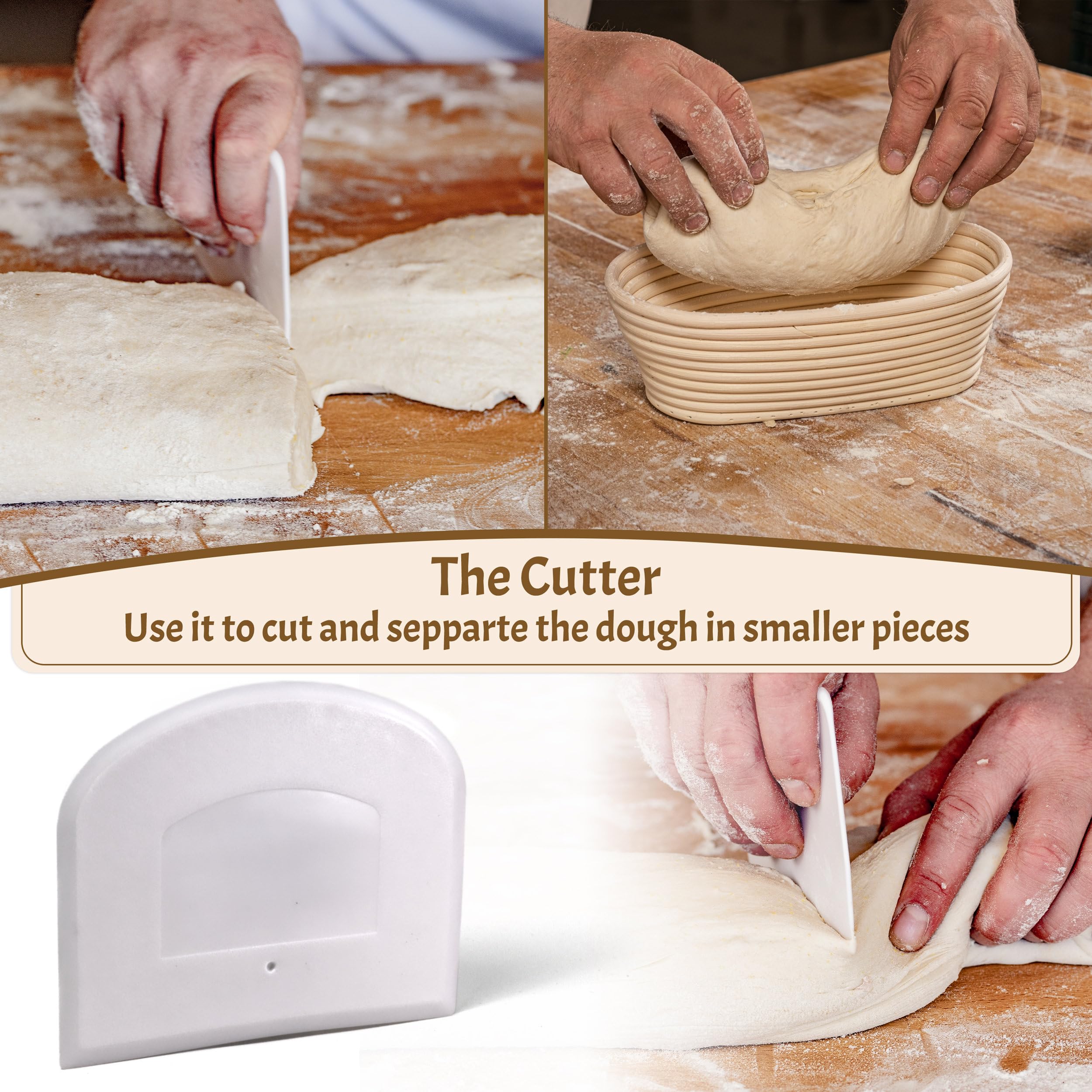 CRISS ELITE Danish whisk for smooth, lump-free dough mixing.
