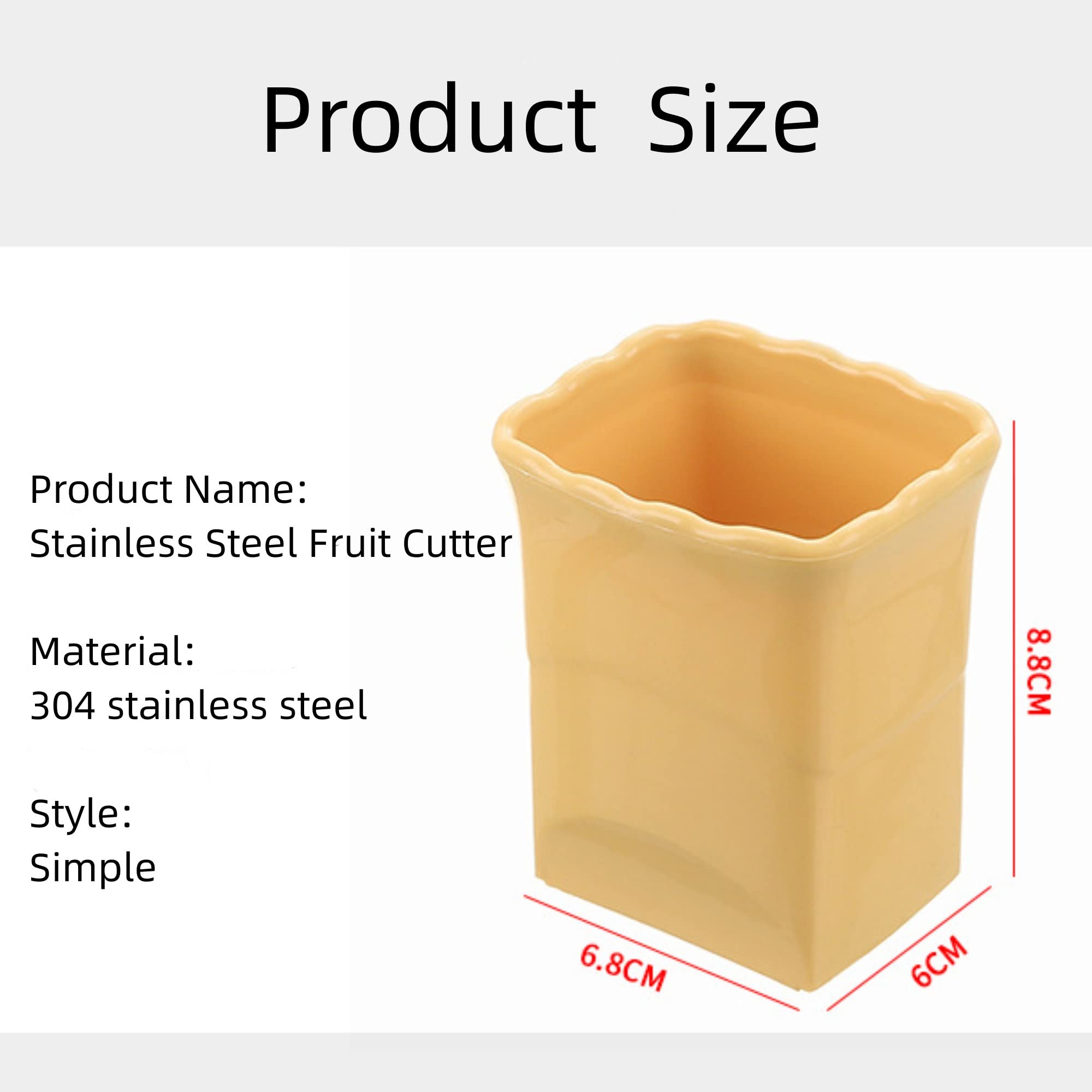 CRIVERY compact cup slicer shows space saving design for kitchens.
