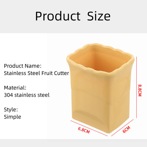 CRIVERY compact cup slicer shows space saving design for kitchens.