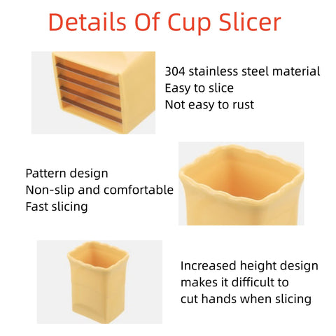 CRIVERY egg slicer with cup design slices evenly.