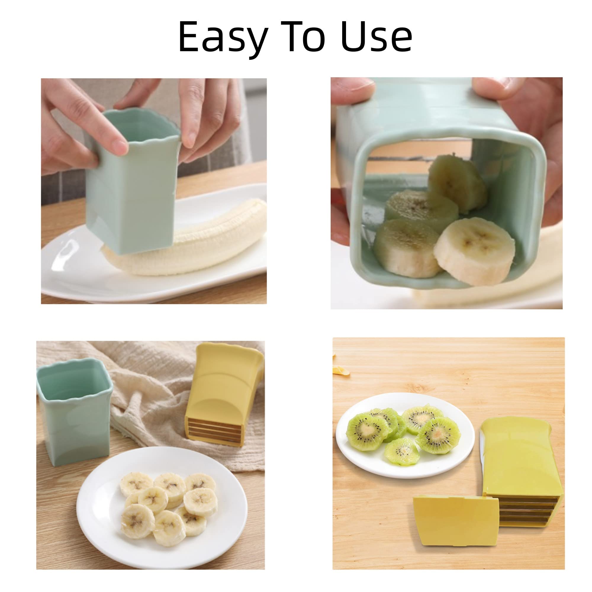 CRIVERY fruit and vegetable slicer handles diverse produce with ease.