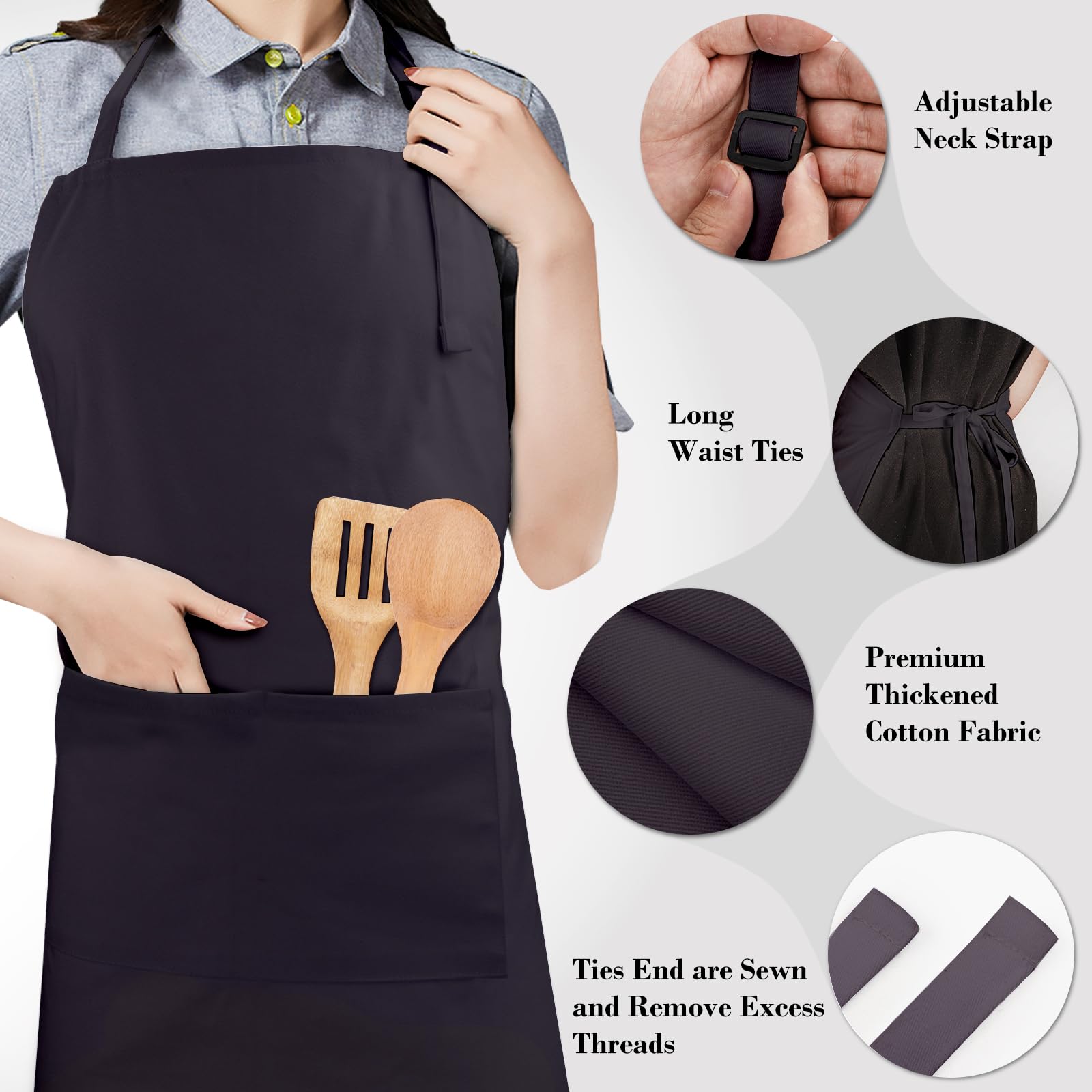 CRJHNS thick 100% cotton fabric delivers durability and easy care