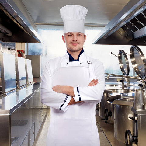 CRJHNS kitchen costume for events and parties, suitable for catering settings.