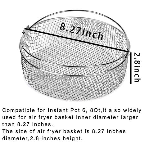 Croask stainless steel 304 basket offers durable, safe cooking and long-lasting use