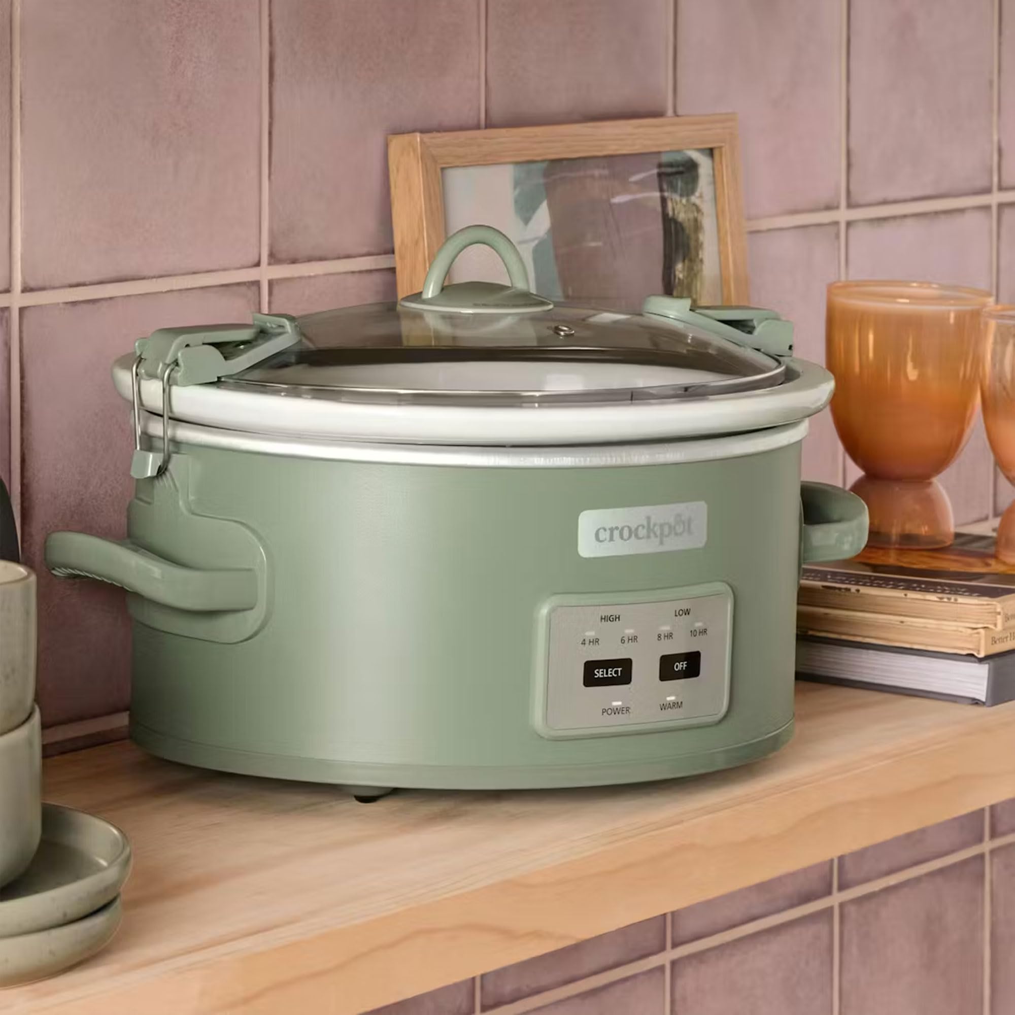 Crock-Pot Auto-Warm setting maintains serving temperature