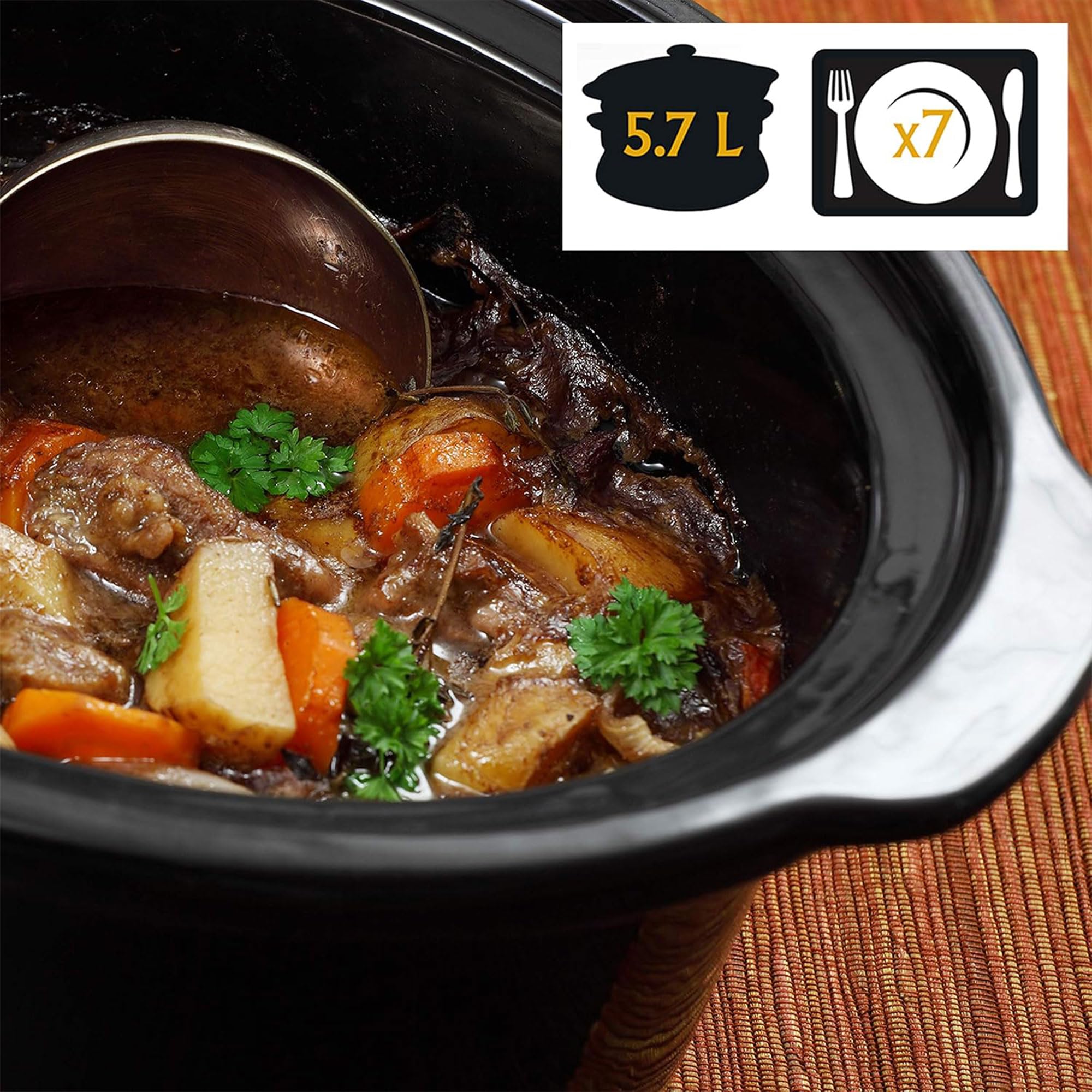 Crock-Pot Cook N Carry 6-Quart Oval with Element IQ for even heating and reliable results.