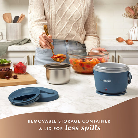 Crock-Pot modern-vintage Black Licorice design adds everyday style.