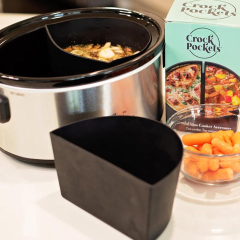 CrockPockets compatible with 6-quart slow cookers for everyday meals.