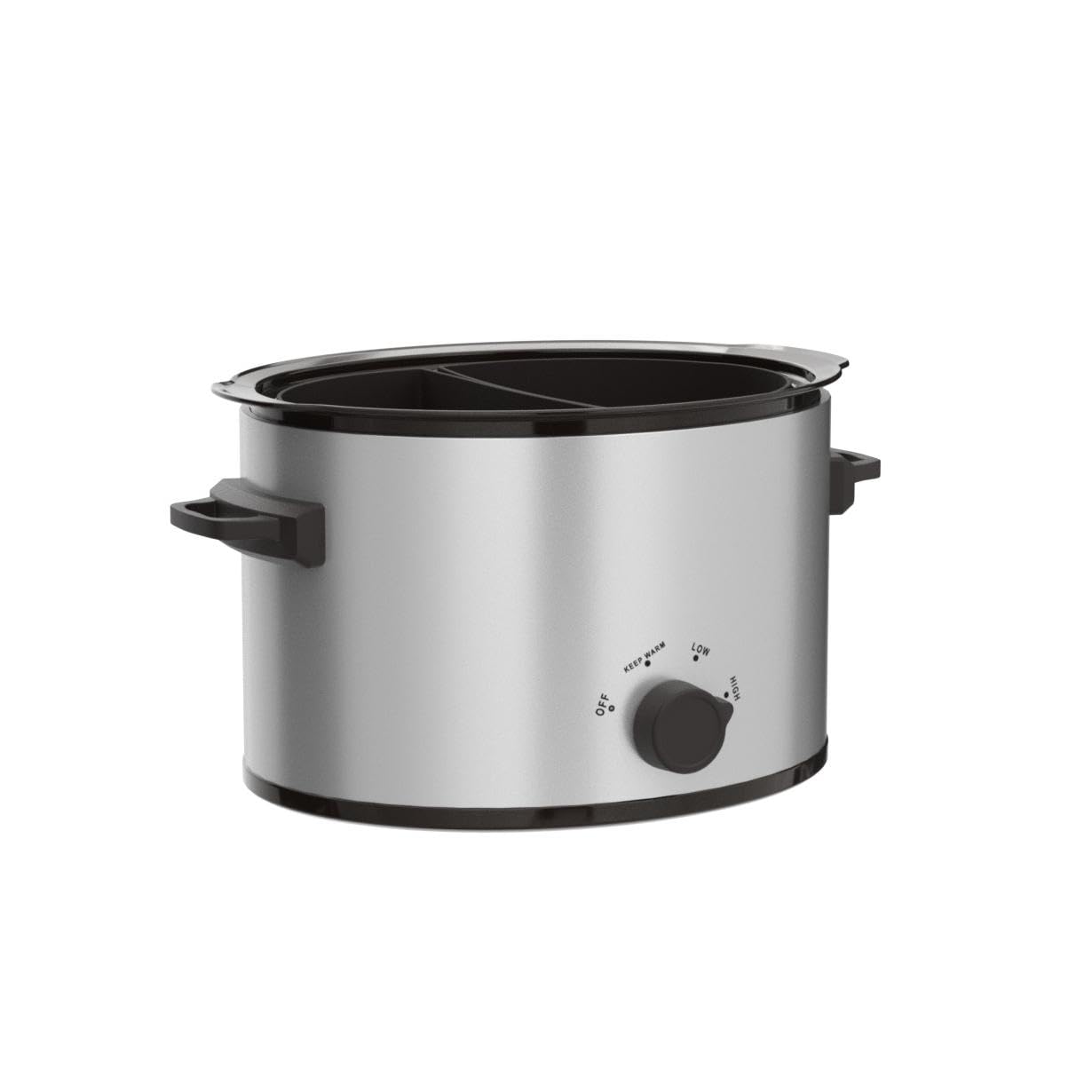 CrockPockets dishwasher-safe dividers simplify post-cook cleanup.