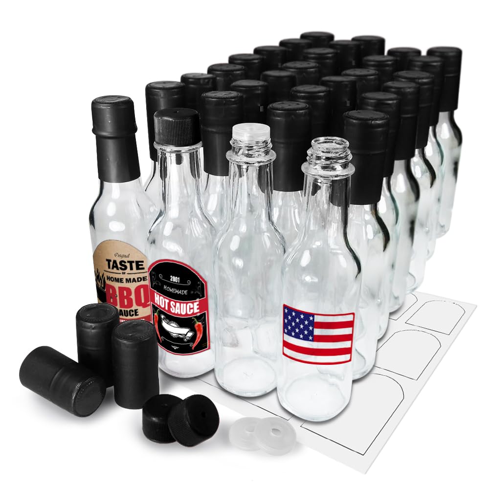 Cross 5oz clear woozy bottle showing a durable glass body for sauces and dressings