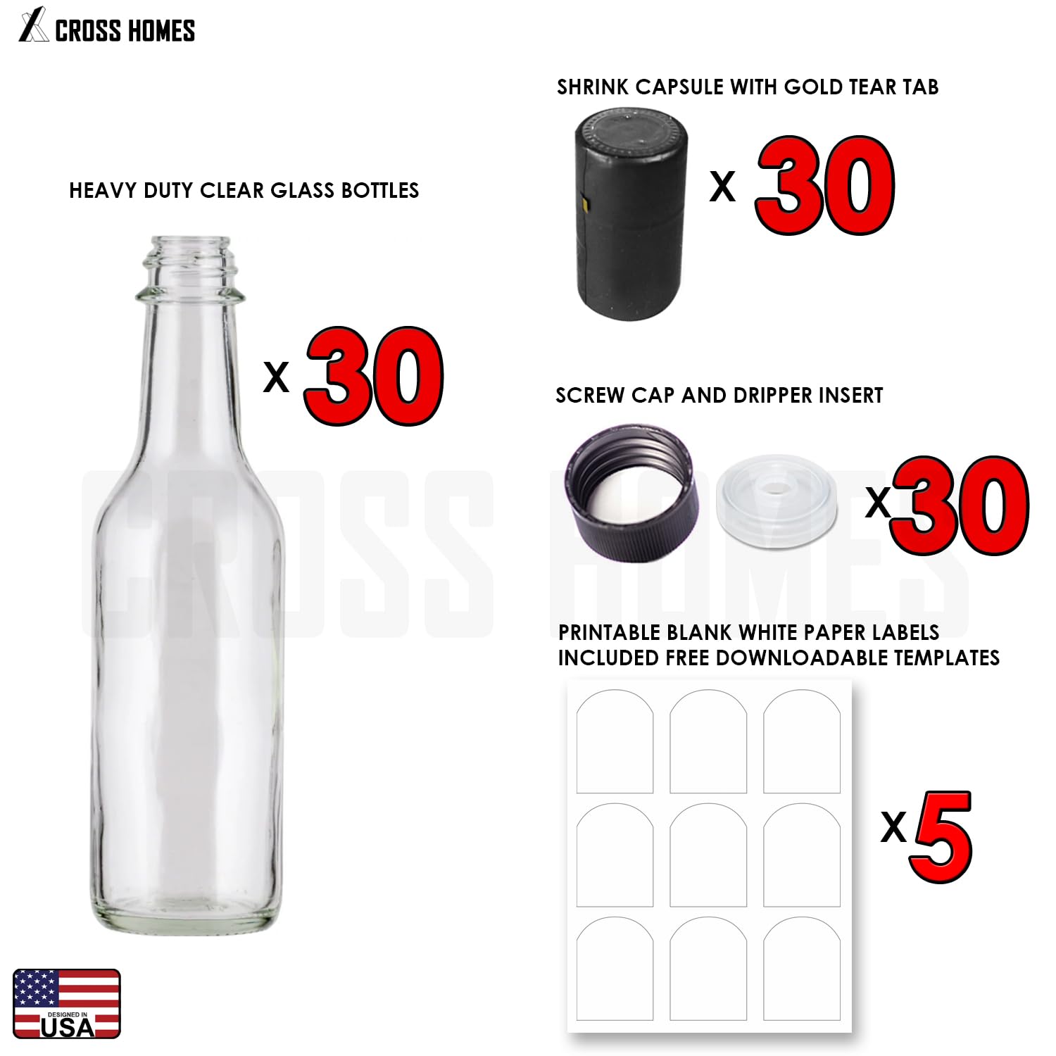 Cross shrink cap with gold tear tab offers premium, pilfer-resistant closures