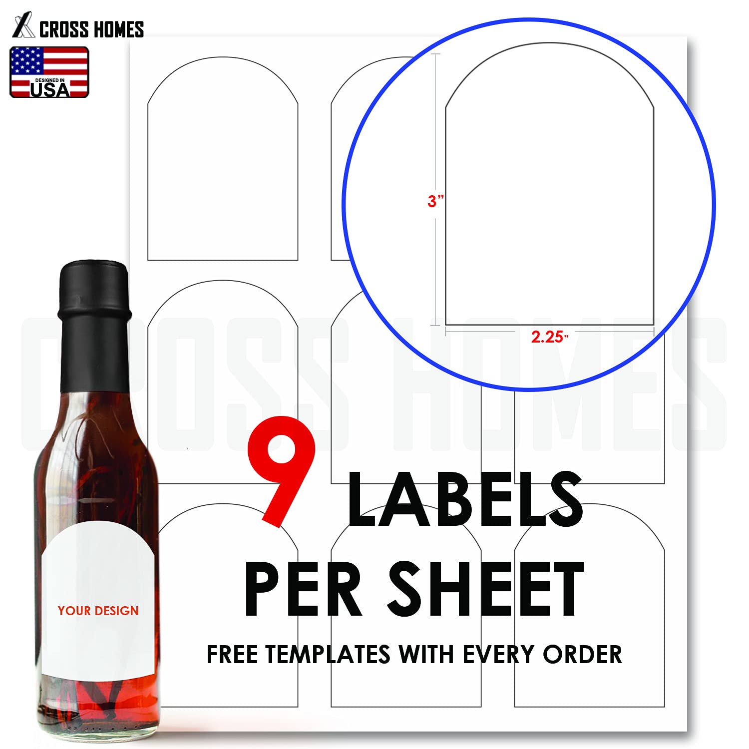Cross bottle kit with partitions prevents breakage during shipping