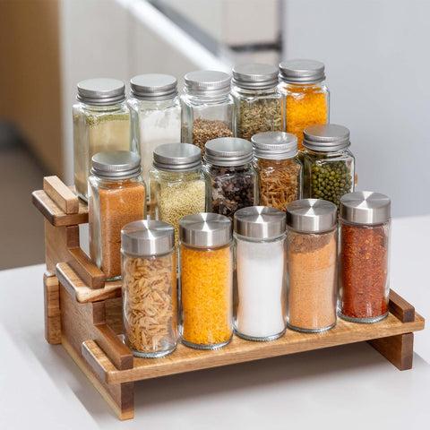 crownwow inside cabinet setup shows compact organization for small kitchens.