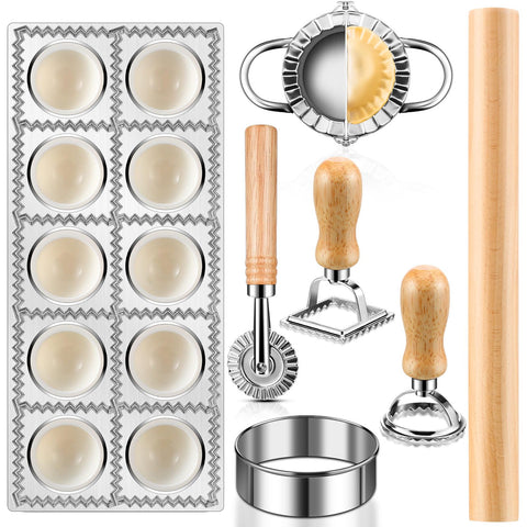 Crssbrohip 10-hole dumpling maker for uniform dumplings, ideal for home cooks.