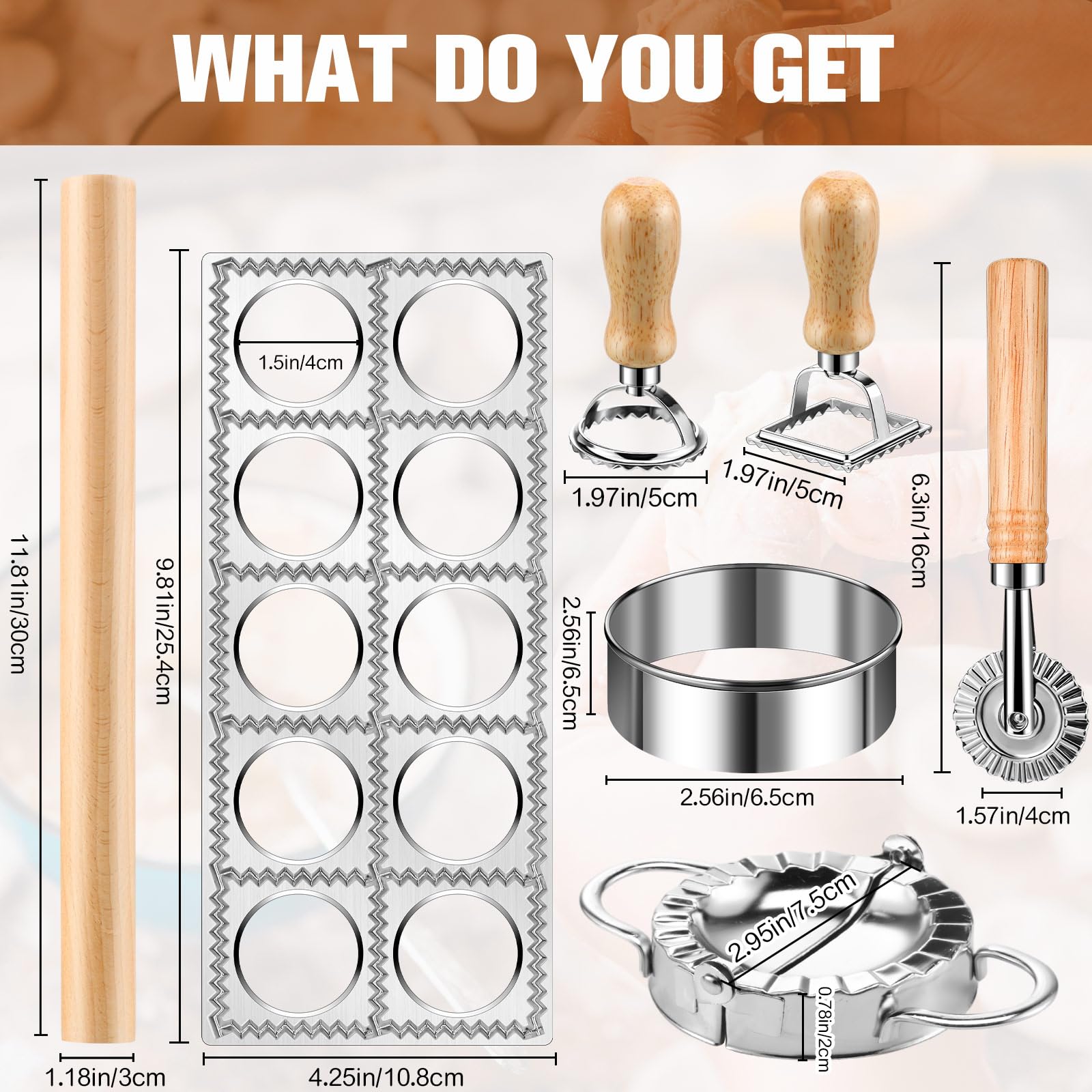 Crssbrohip dumpling press demonstrates quick, consistent dumpling shaping.
