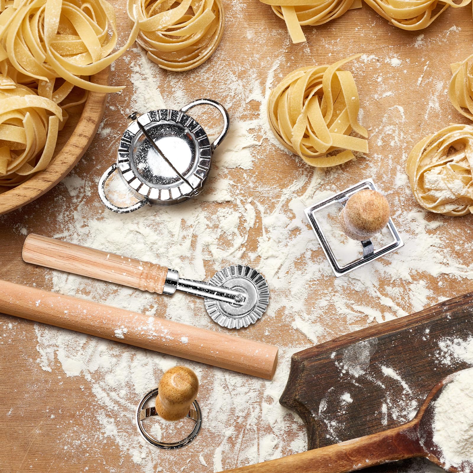 Crssbrohip dumpling skin machine helps roll thin wrappers evenly for crisp results.