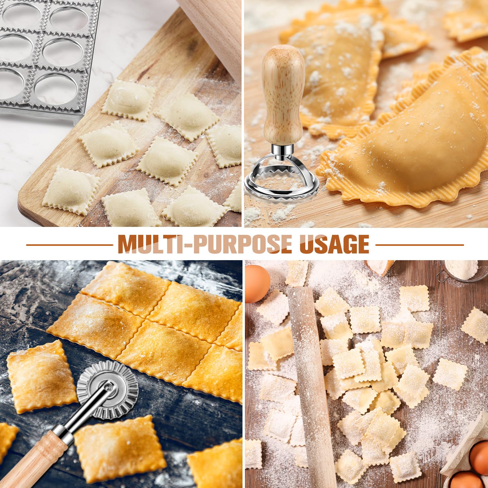 Crssbrohip rolling pin with wooden handle enables easy dough flattening in home kitchens.