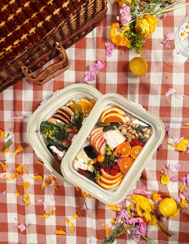 Crudités BPA-free containers are safe for pantry, fridge, and freezer
