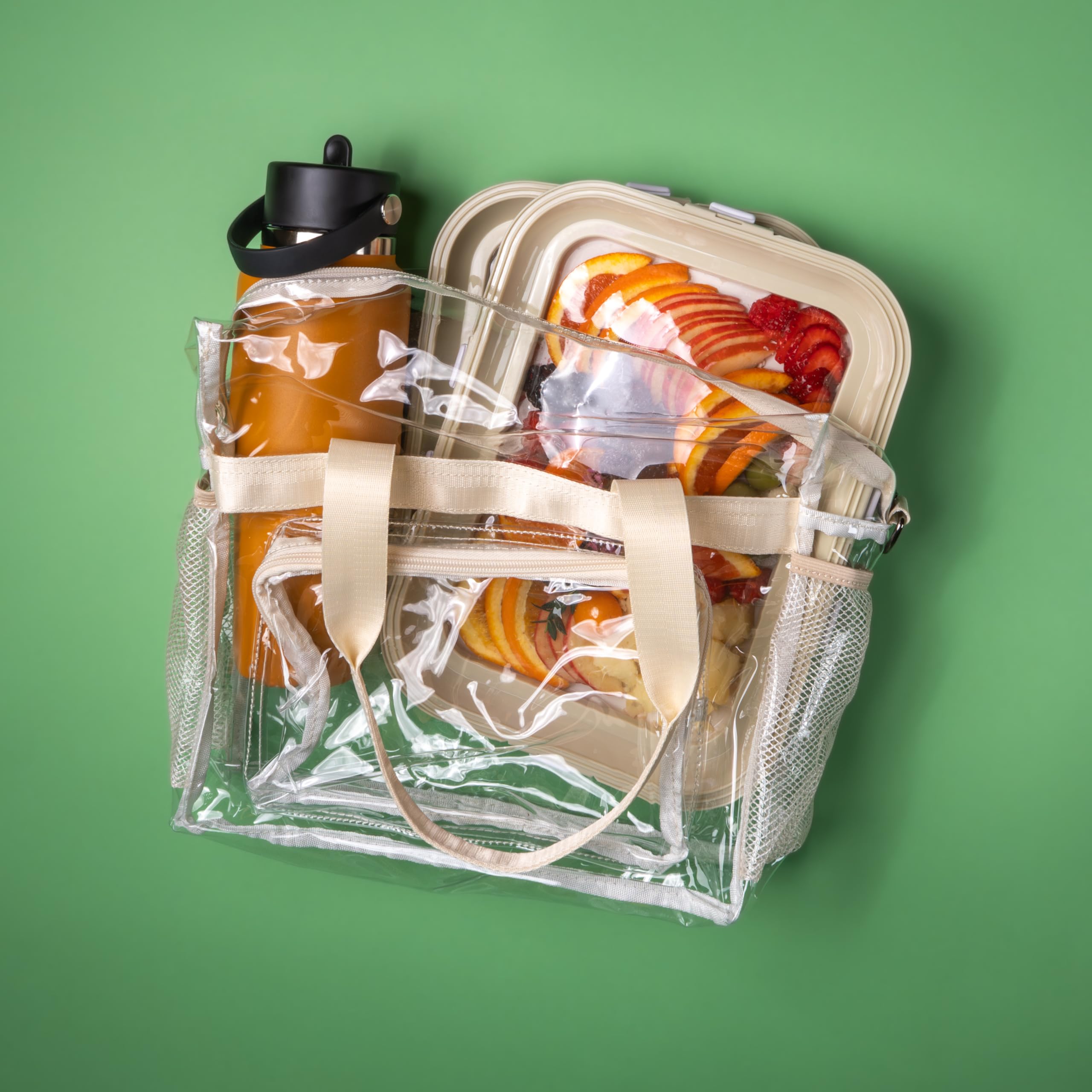 Crudités freezer-safe design maintains freshness for on-the-go meals