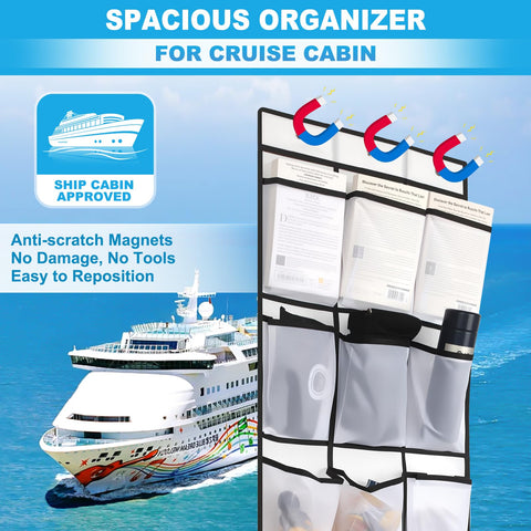 CruiSeaU see-through pockets let you spot items quickly