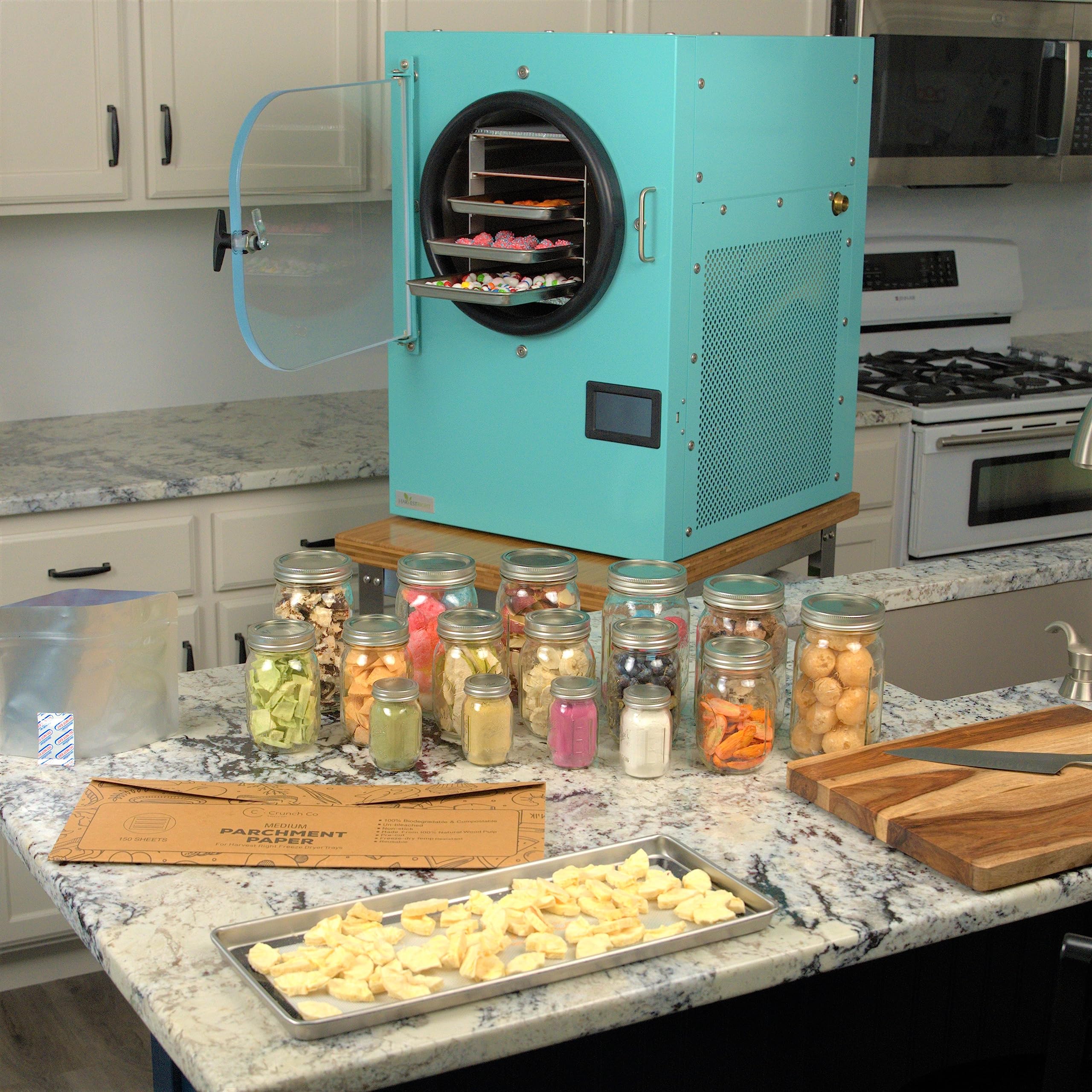Crunch Co parchment sheets suit a busy home kitchen and food prep.