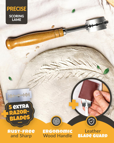 CRUSTLOVE plastic scraper for gentle shaping and scraping