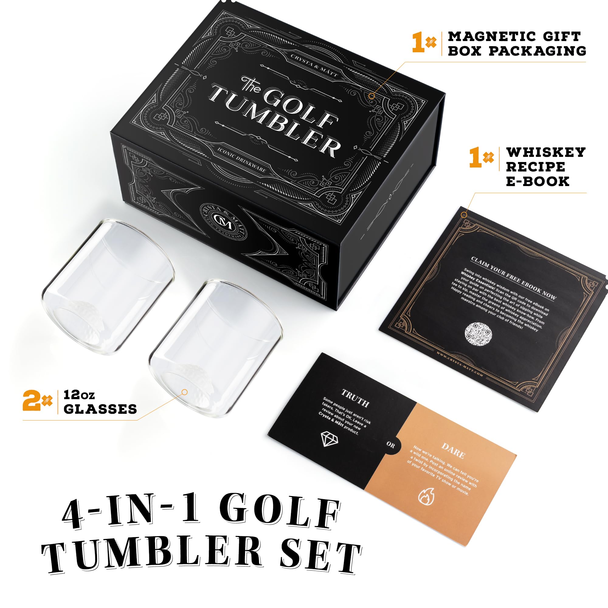 CRYSTA & MÅTT embedded golf ball base highlights premium craftsmanship in hand