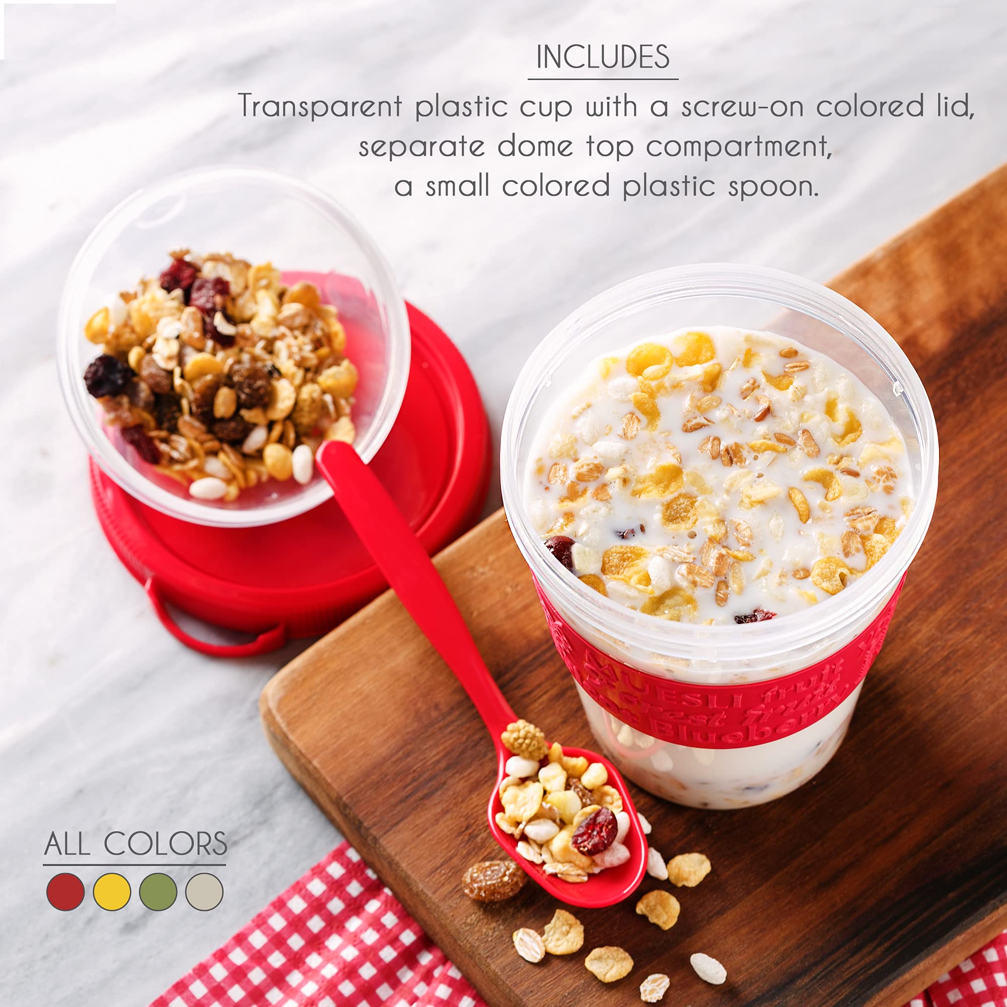 Crystalia yogurt cups dishwasher-safe top rack for quick cleanup