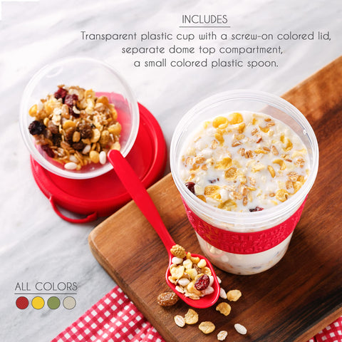 Crystalia yogurt cups dishwasher-safe top rack for quick cleanup