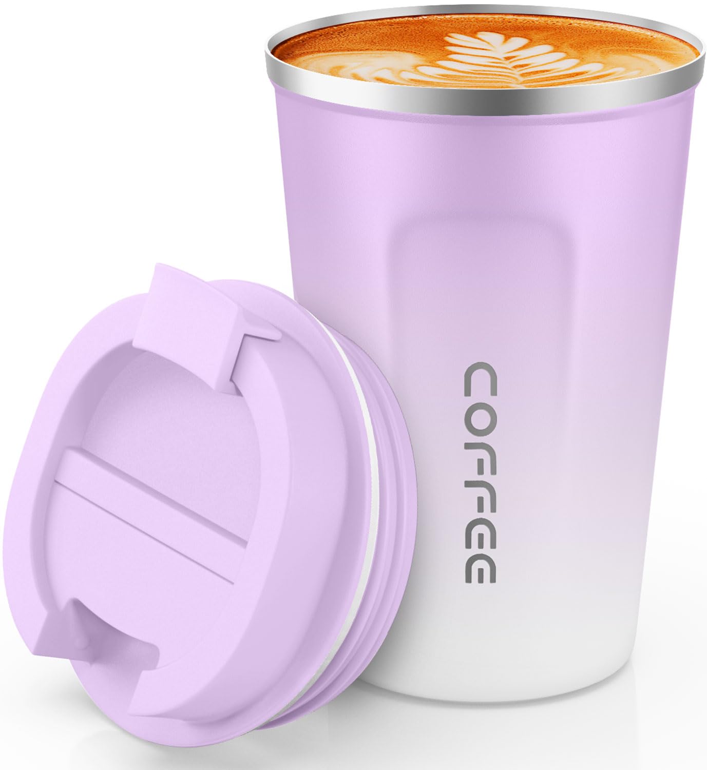 CS COSDDI 12oz tumbler with lid pour, keeps beverages at the right temperature on the go.