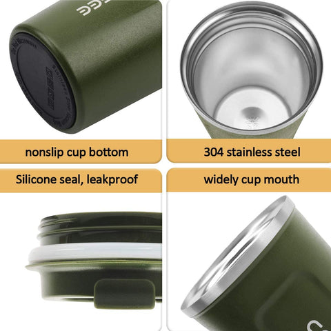 CS COSDDI green lid seal close-up showing leak-proof design