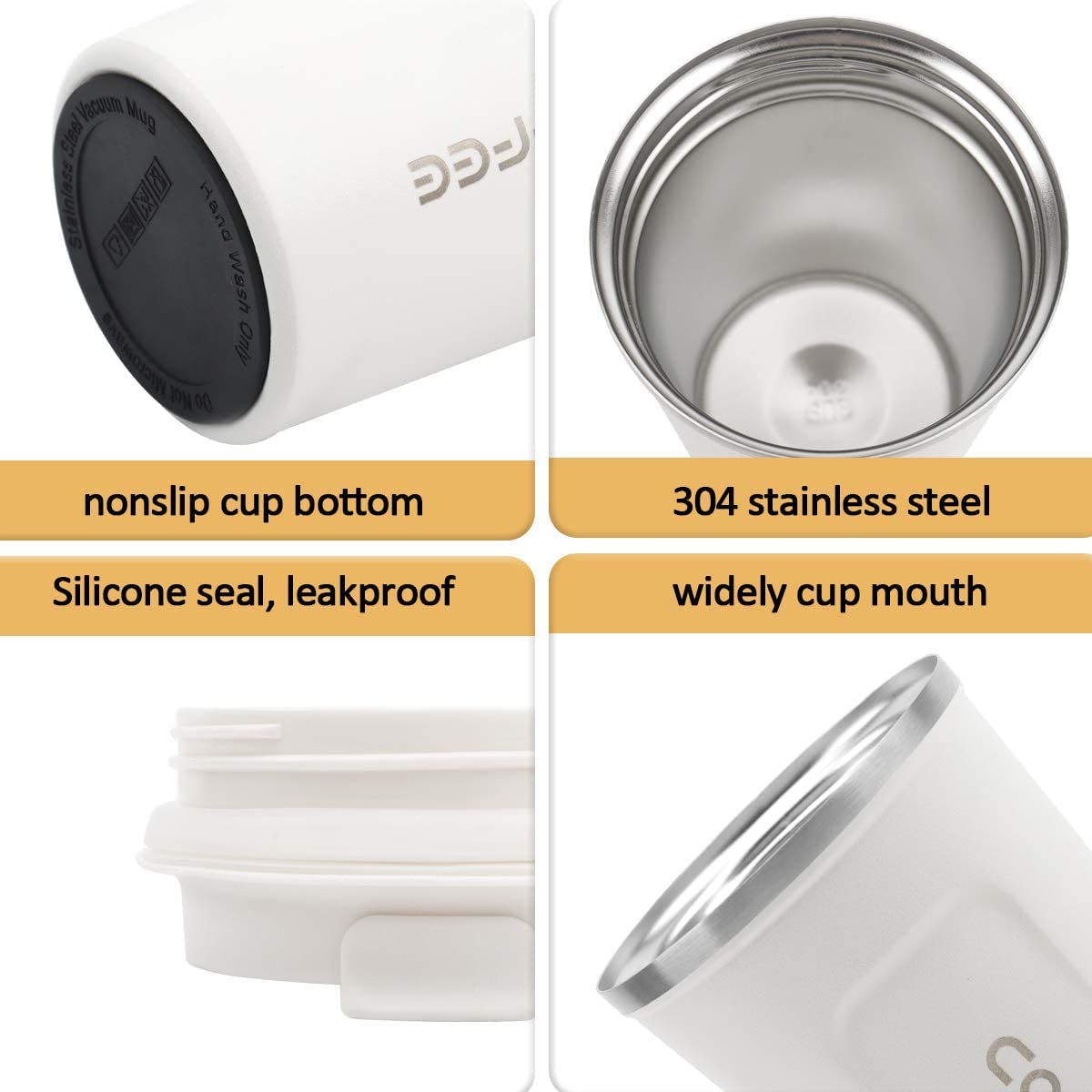 CS COSDDI lid close-up shows airtight seal for spill-free sipping.