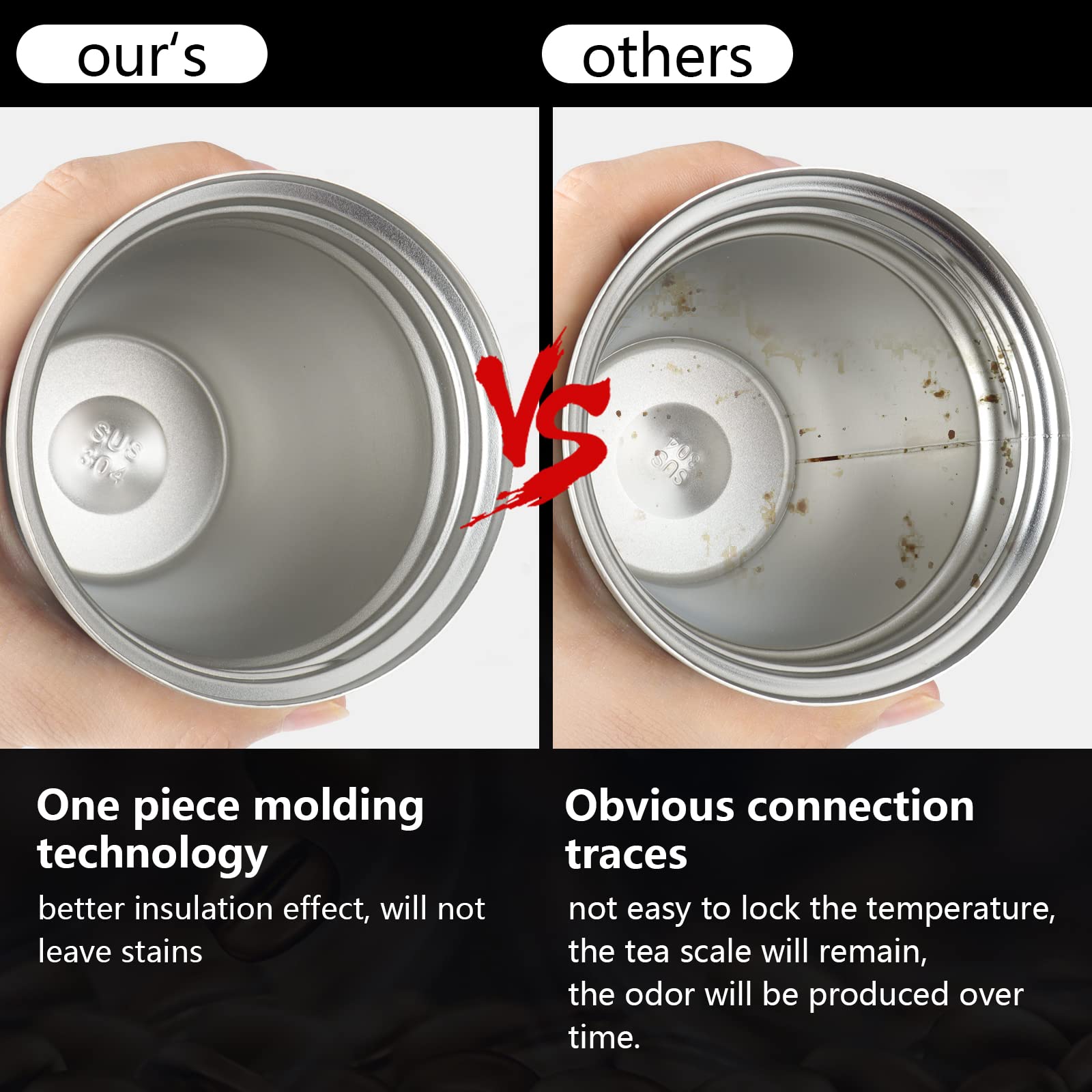 3rd Black CS COSDDI tumbler is ideal for coffee, tea, or beer.