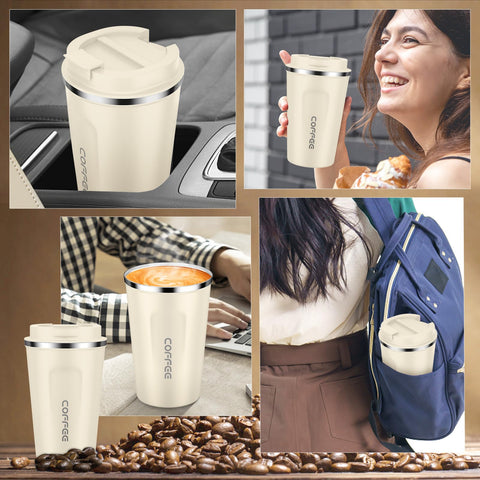 CS COSDDI leakproof lid with airtight seal prevents spills during commutes.