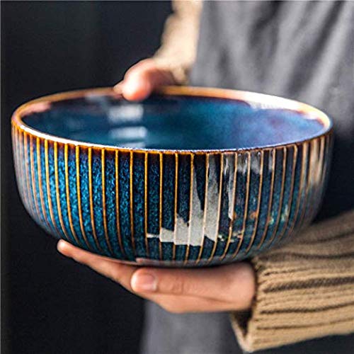 CSYY blue decorative bowl suitable for salads, soups, and desserts