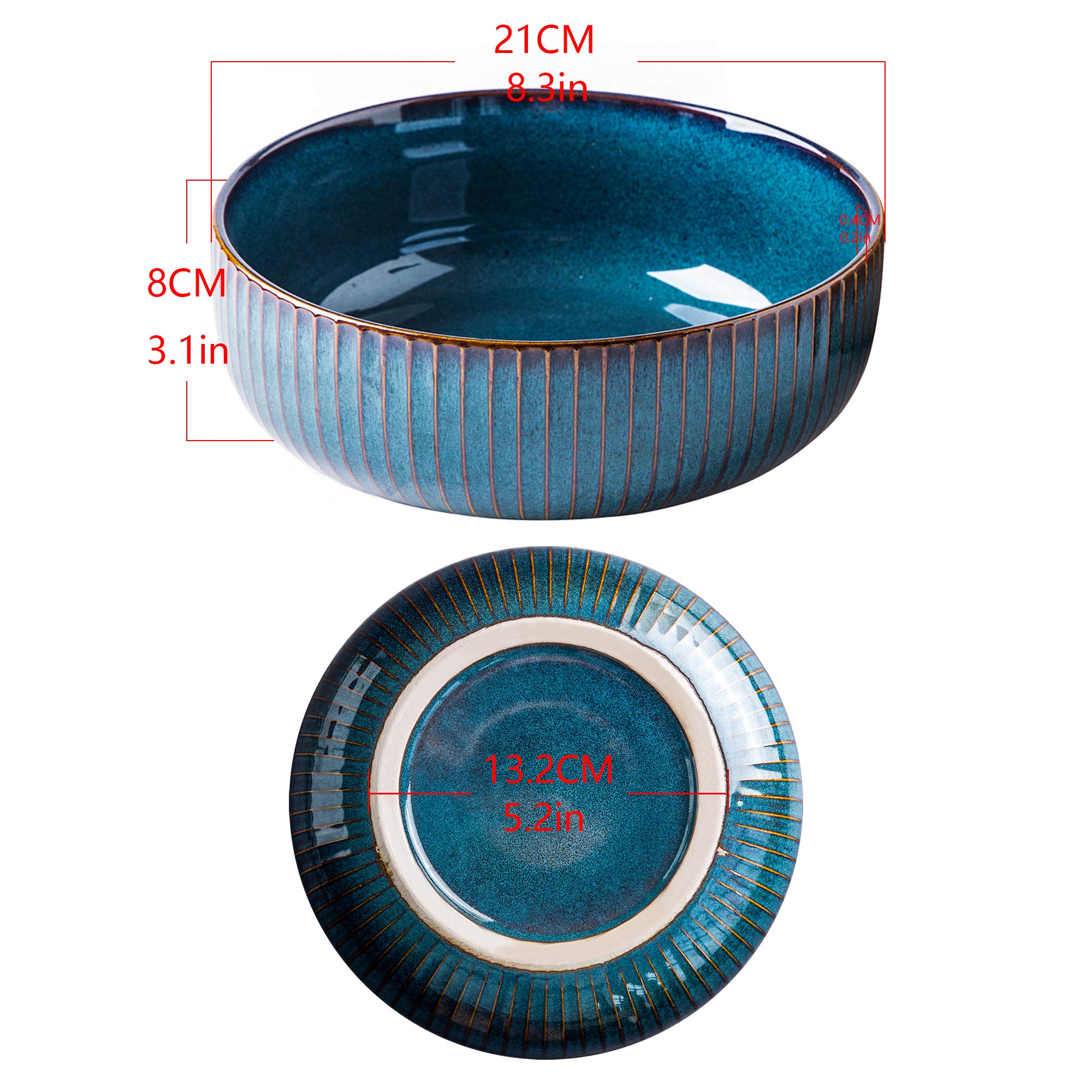 CSYY porcelain round bowl with lead-free glaze for safe everyday dining