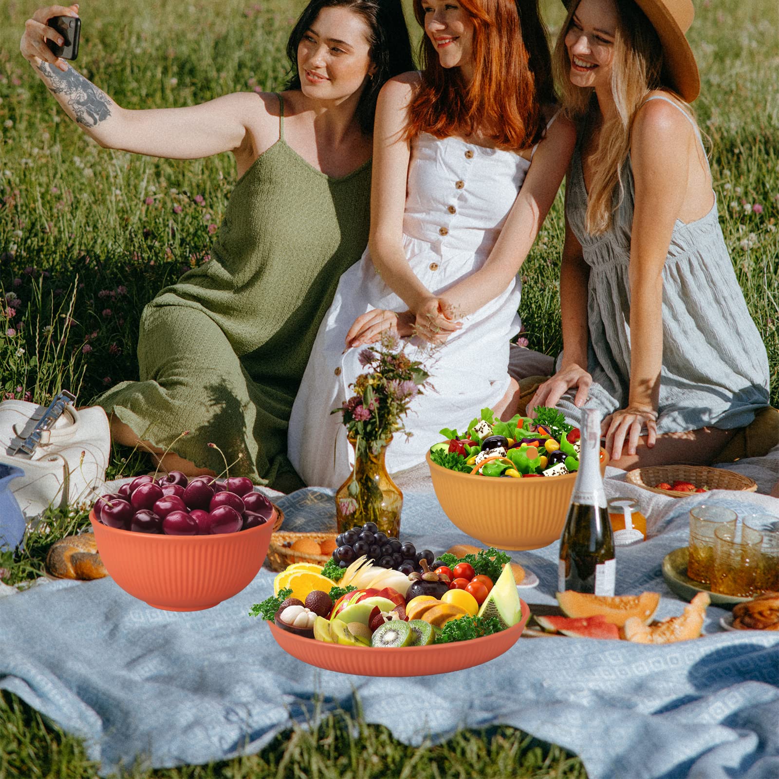 CSYY PP-material dinnerware kit emphasizes safety and everyday durability.