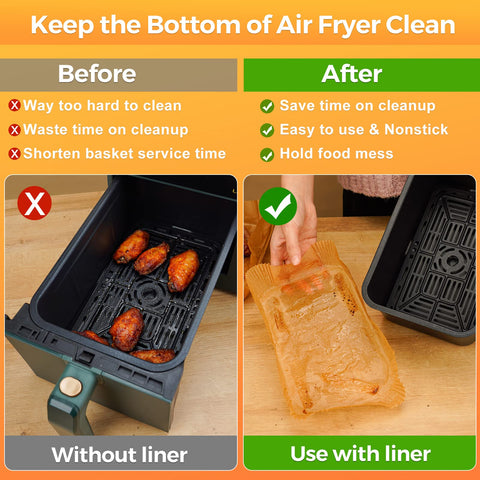 ctizne heat-resistant liner withstands up to 428F for versatile meals