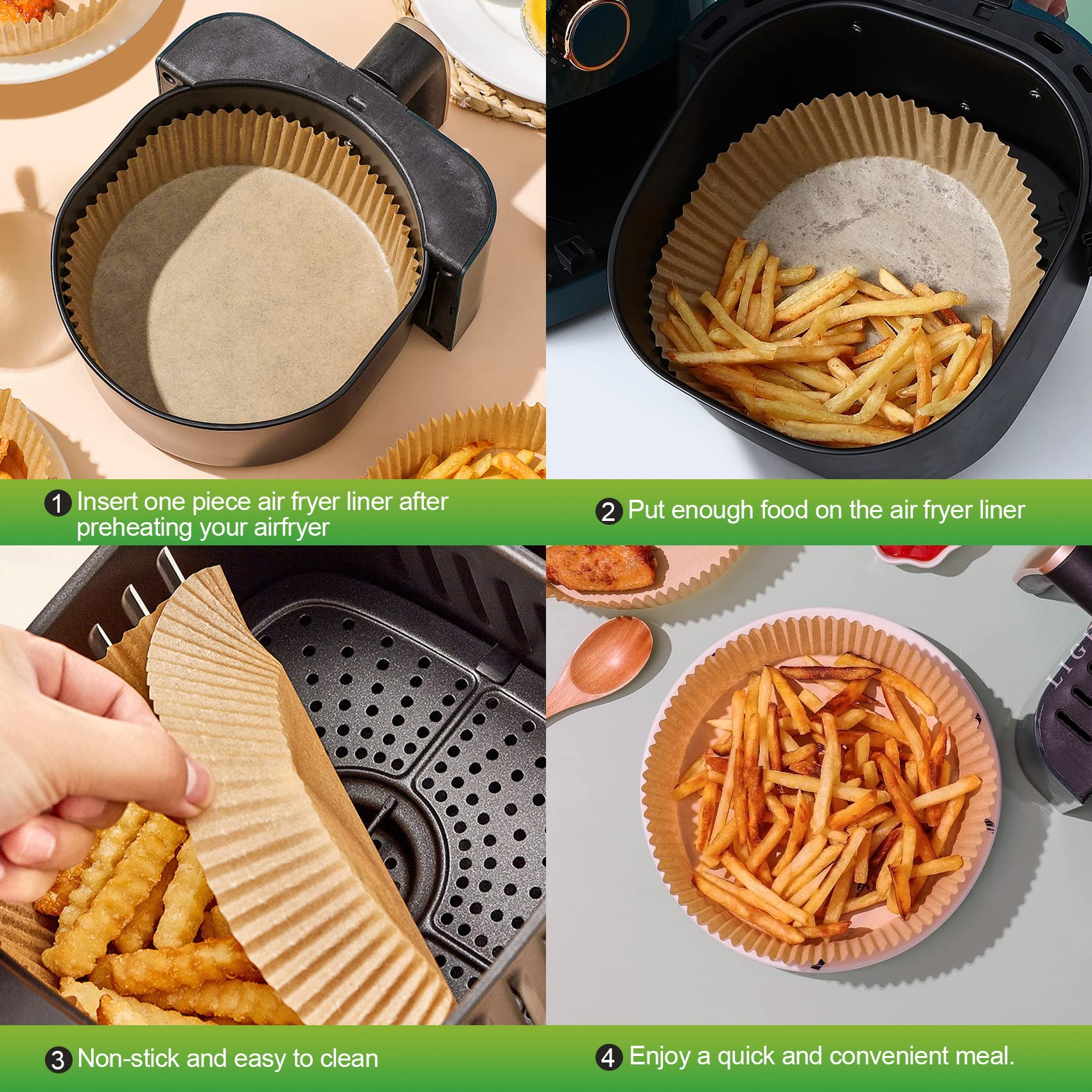 Ctizne liner fits oven and microwave for versatile use.