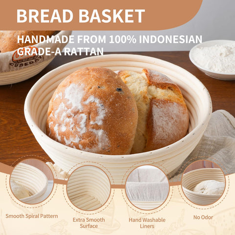 CUBEDAY silicone sling enables smooth dough transfer and bake comfort