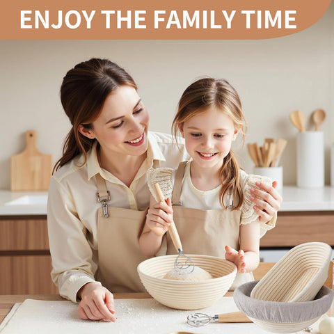 CUBEDAY two linen liners reduce flour residue for clean bake sessions